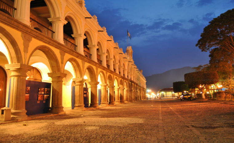Palacio De Ayuntamiento En La Antigua Guatemala
